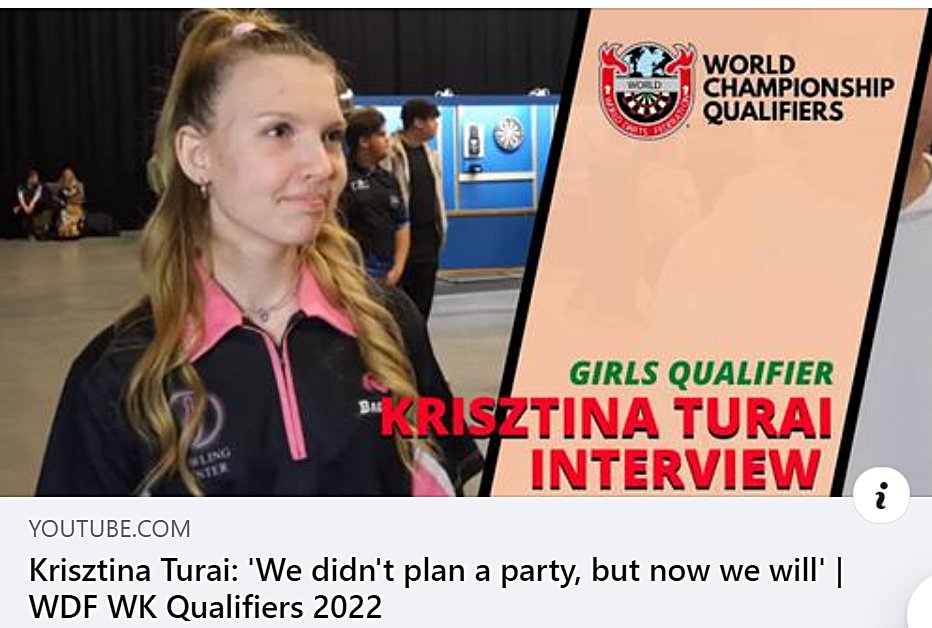 Turai Krisztina darts sikere